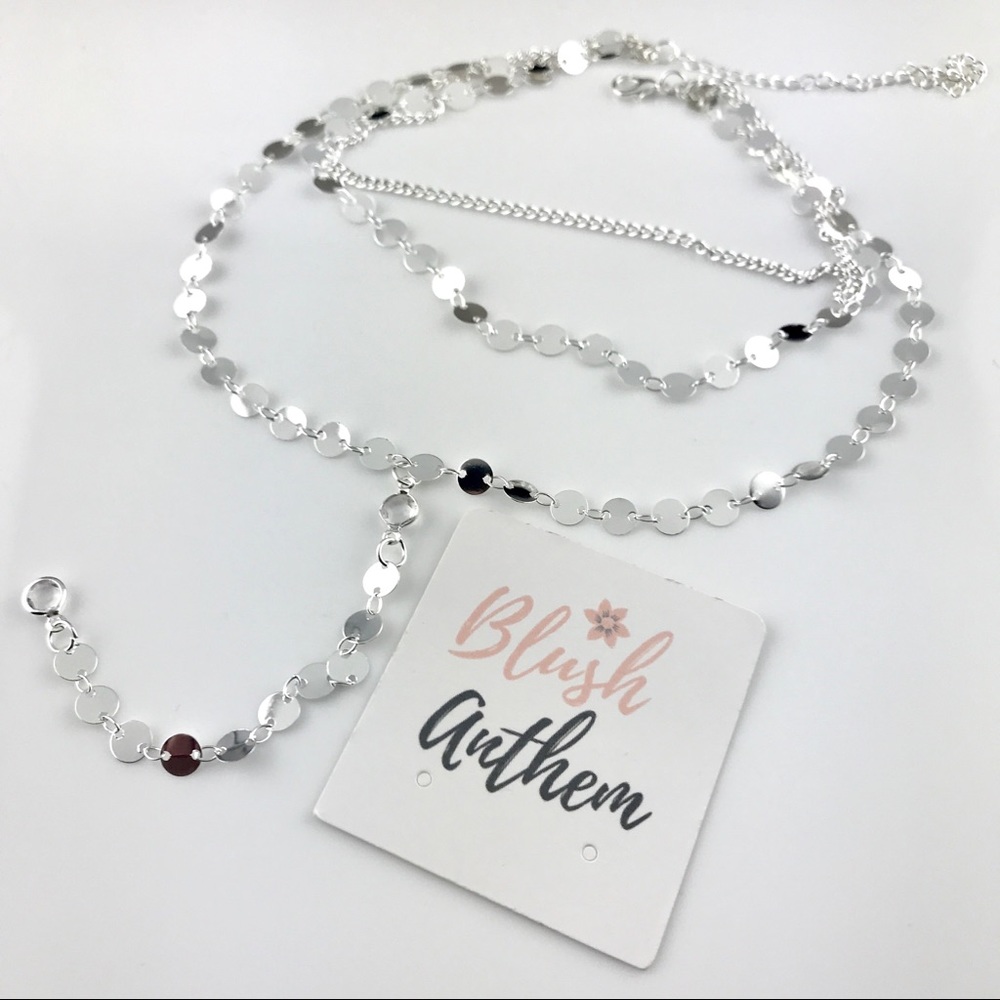 3 for $25⚡️3 layer sequin chain & tassel necklace - Picture 6 of 7